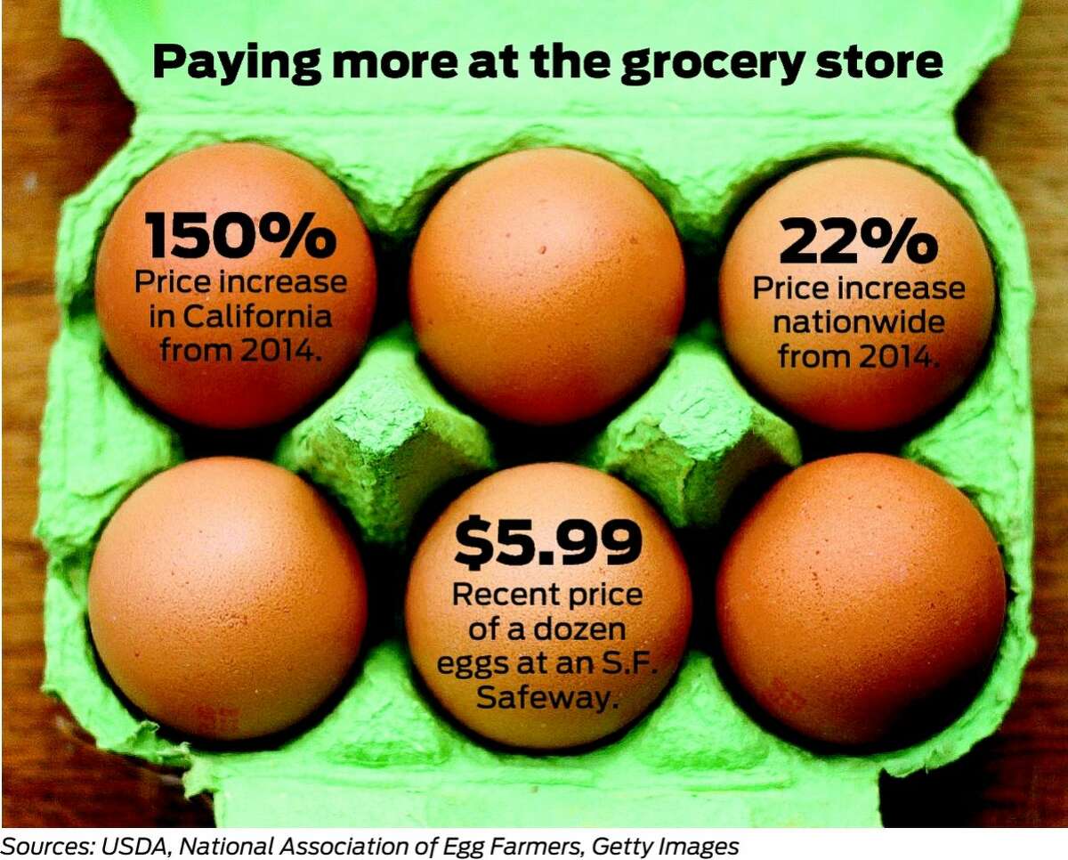 Bay Area egg prices soaring after avian flu, cage restrictions