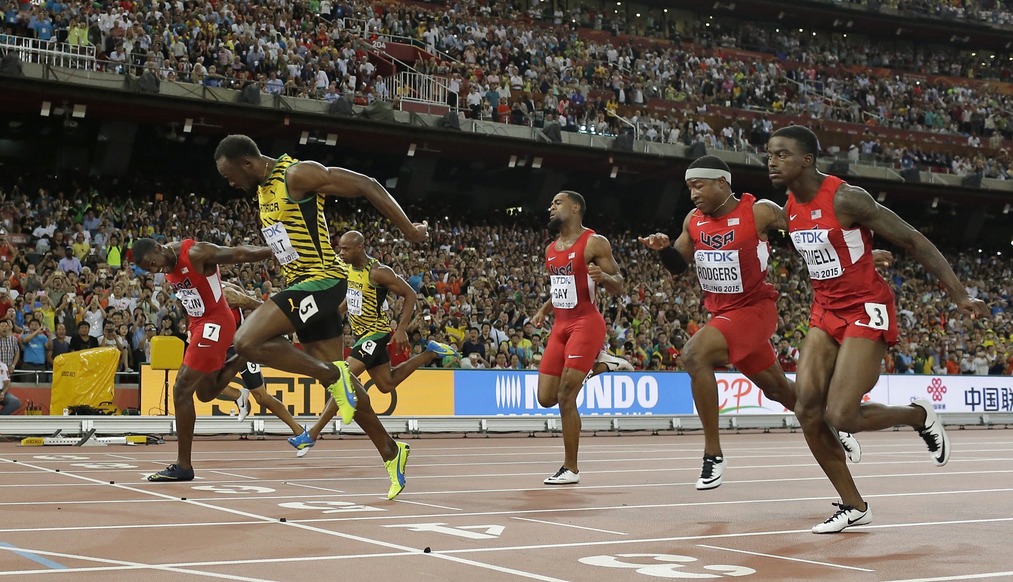 Линетт Гэтлин. Usain Bolt Run. Гатлин против болта.