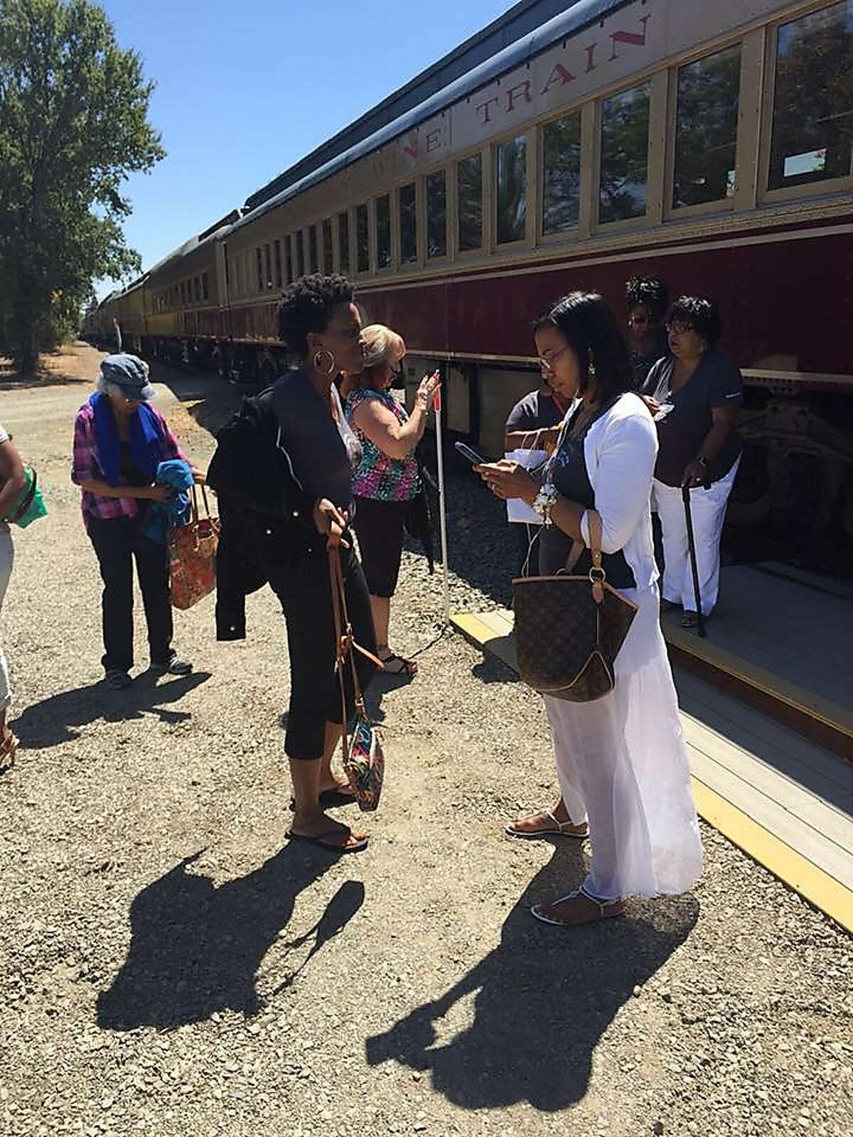 A group of African American women who are part of a book club were kicked off the Napa Valley Wine Train on Saturday, Aug. 22, 2015.