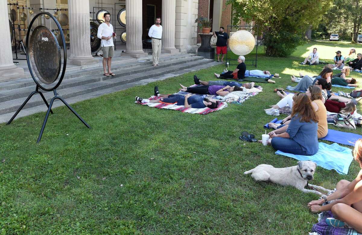 Photos; Gong bath at Saratoga Spa State Park