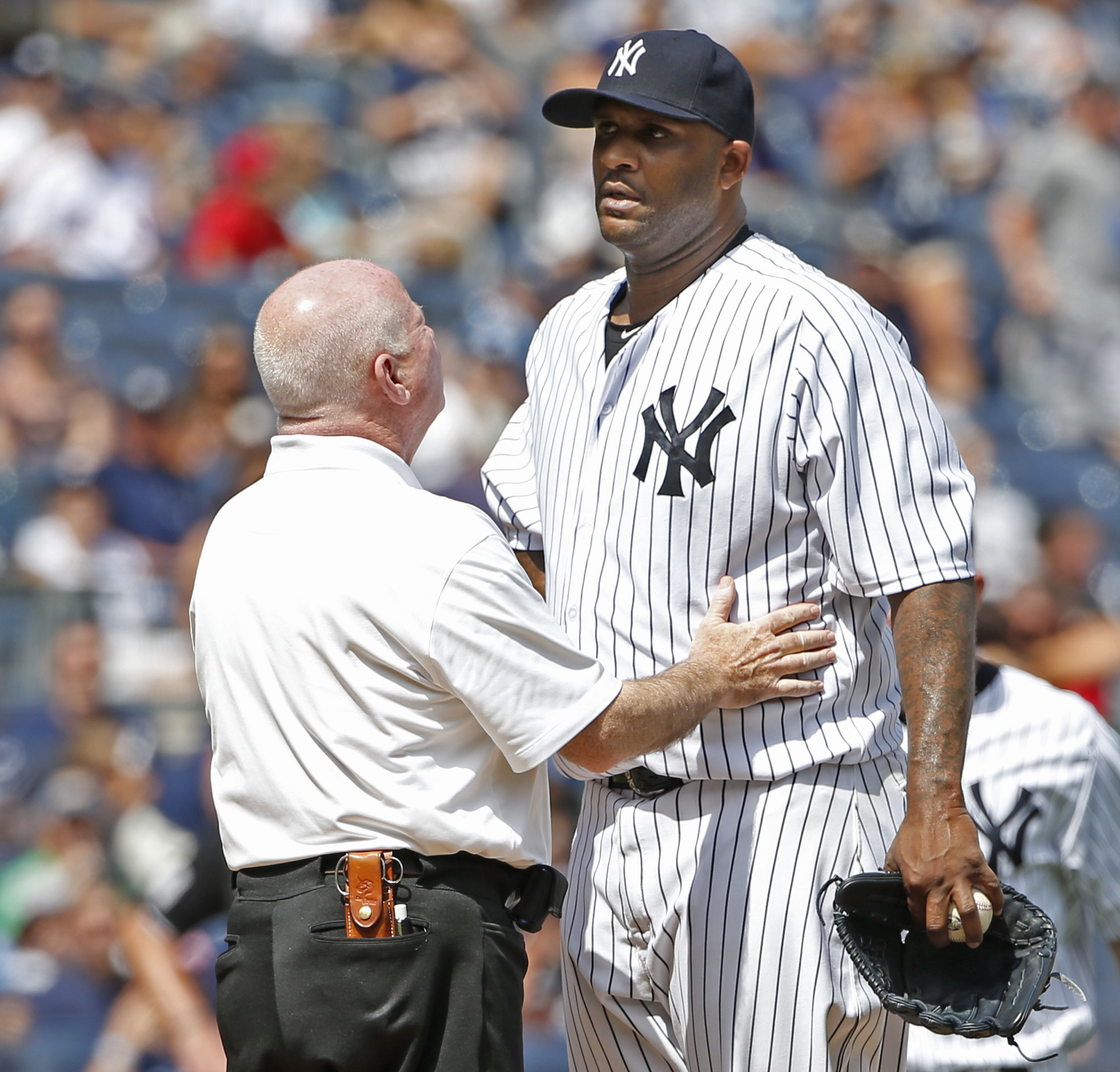 Yankees' CC Sabathia is 'in a lot of pain' 