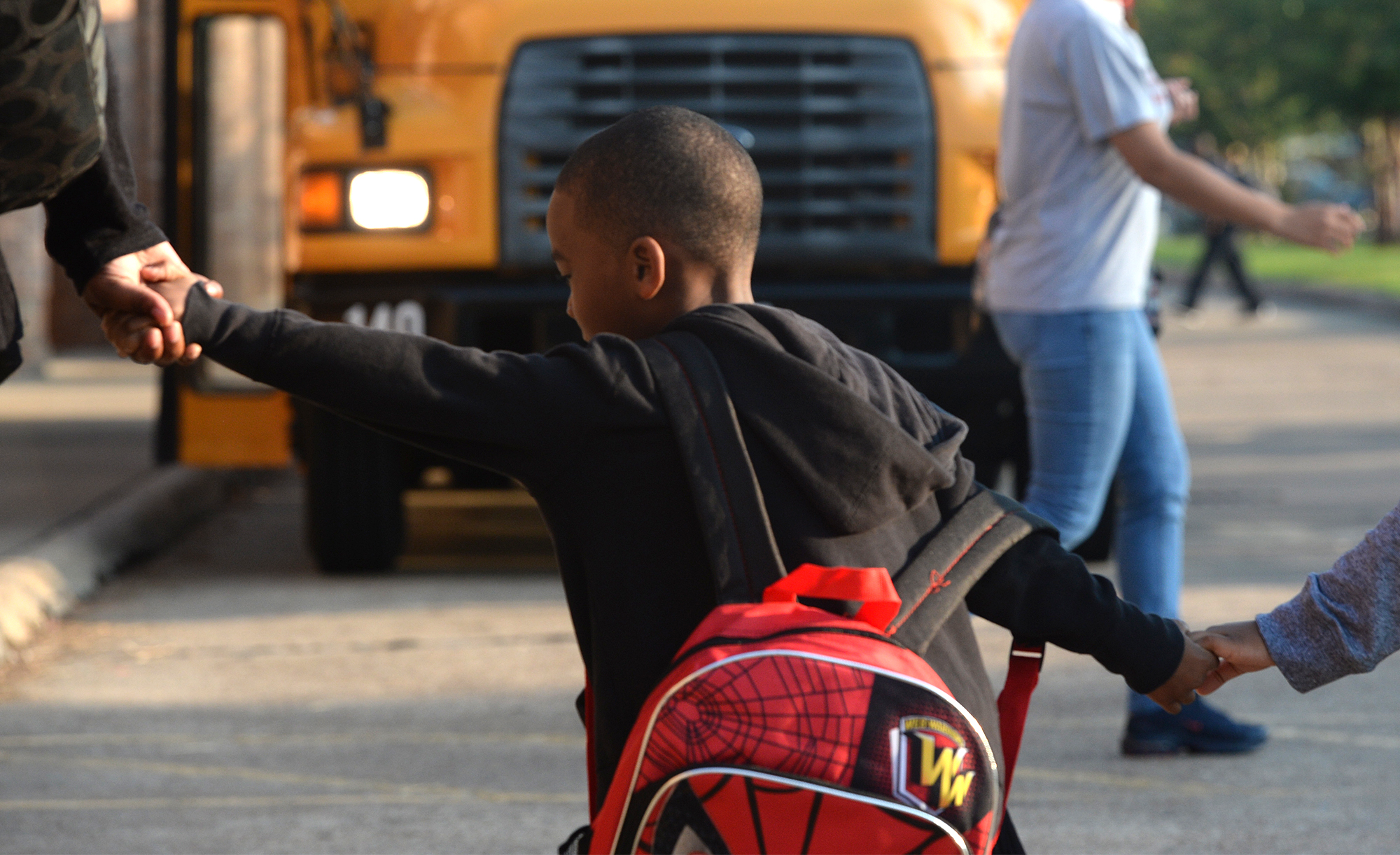 BISD opens; parents bring kids in, leave happy