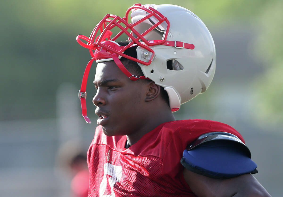 Judson’s Alton Robinson during a practice session at Rutledge Stadium on Aug. 7, 2015.