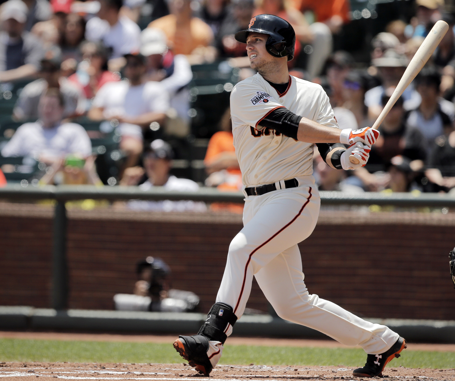 Buster Posey by Mike Stobe