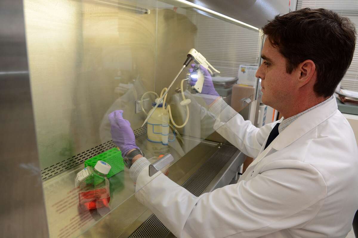 Dr. Lucas Blanton with the University of Texas Medical Branch is studying cases of typhus that have appeared in Galveston County over the past several years. The disease, which had almost disappeared in the United States, is being spread by fleas on opossums, he says. Dr. Lucas Blanton with the University of Texas Medical Branch is studying cases of typhus that have appeared in Galveston County over the past several years. The disease, which had almost disappeared in the United States, is being spread by fleas on opossums, he says.