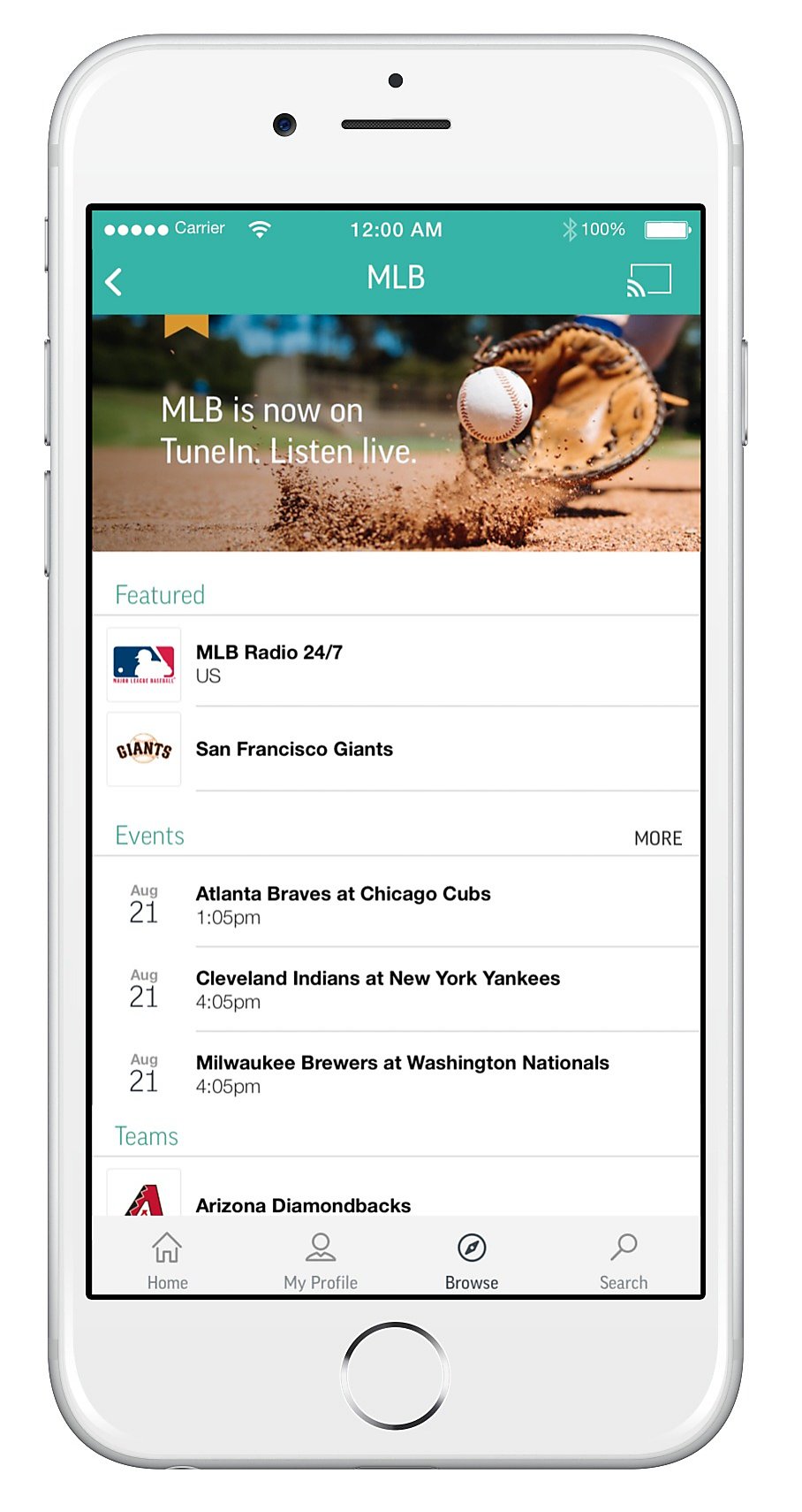 App Radio Tunein