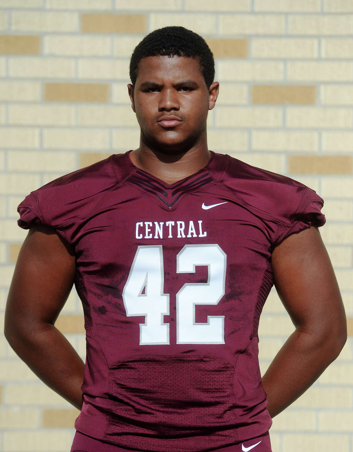 Reggie Boseman, Central Position: DT  Height: 6-2  Weight: 245 pounds  Grade: Junior  Was voted Newcomer of the Year in District 22-5A and collected three sacks.
