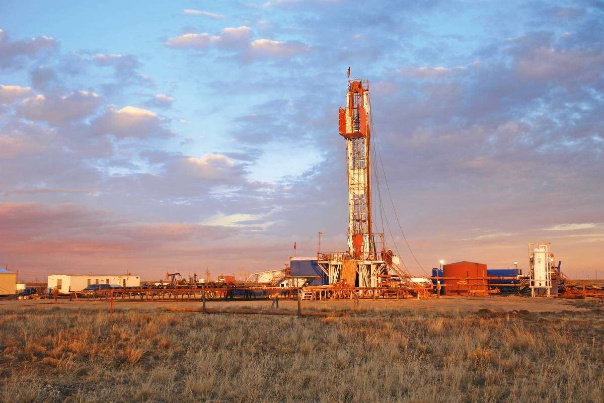 An Occidental Petroleum rig works in the Permian Basin of West Texas. An executive of the Houston-based company says consumer smart devices may provide a basis for oil field technological innovation. (Occidental Petroleum photo)