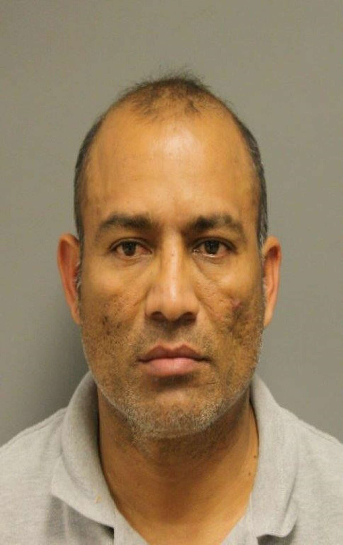 Jose Arquimides Granados, 46, is wanted by Crime Stoppers of Houston as of Aug. 20, 2015 on a charge of indecency with a child. Authorities say that on February 2, 2014, Jose, a maintenance man at an apartment complex, inappropriately touched a 15 year old girl while completing a maintenance work order. He touched her on the outside of her shorts and shirt and cornered her in a room.