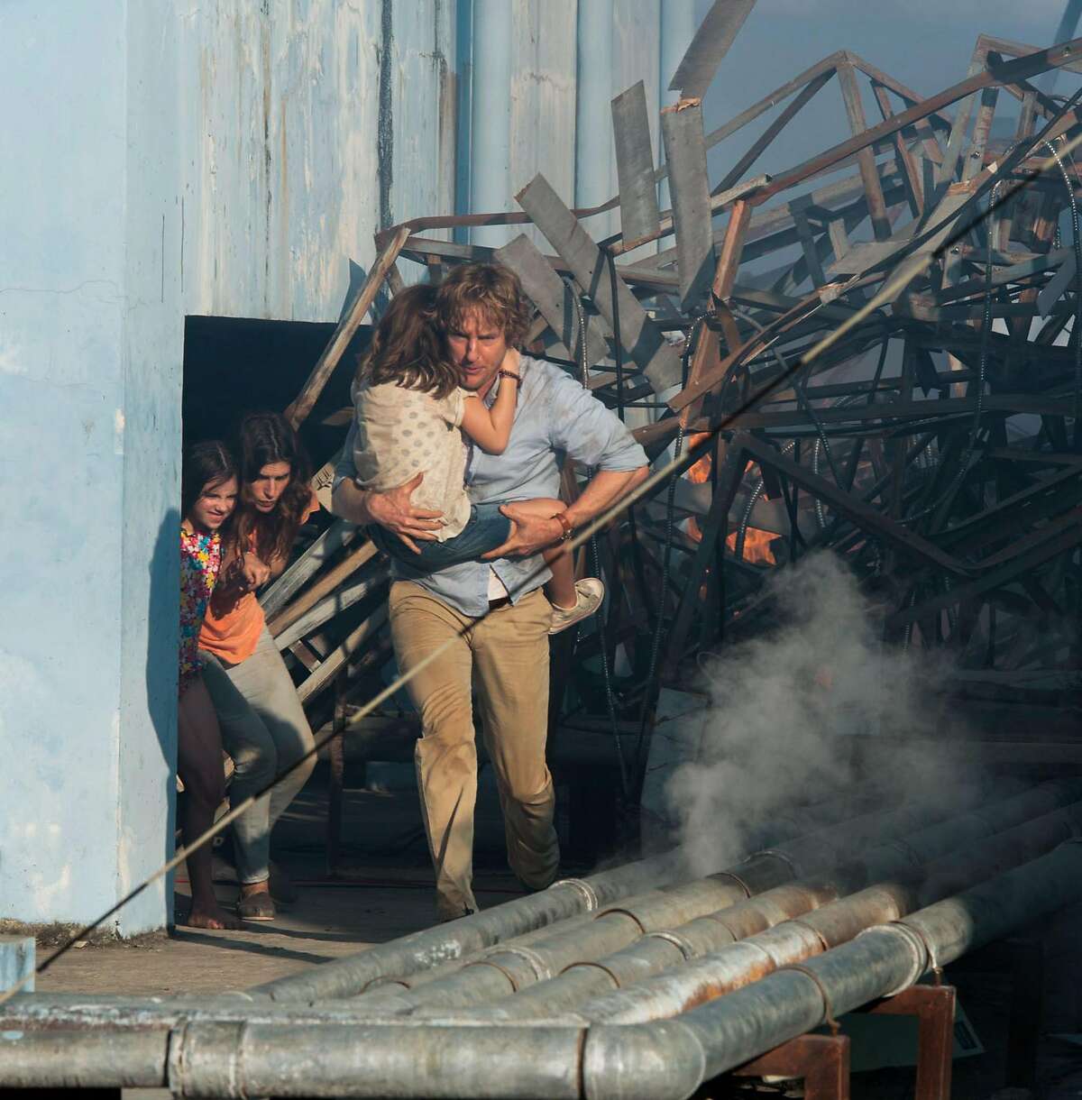 Owen Wilson and Lake Bell star in "No Escape." (Rolan Neveu/The Weinstein Company)