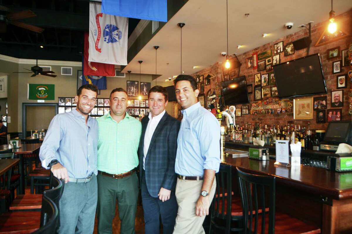 Partners Paul Coniglio, Cody Lee, Chris Drury, and Ken Martin of Colony Grill in Fairfield on July 28.
