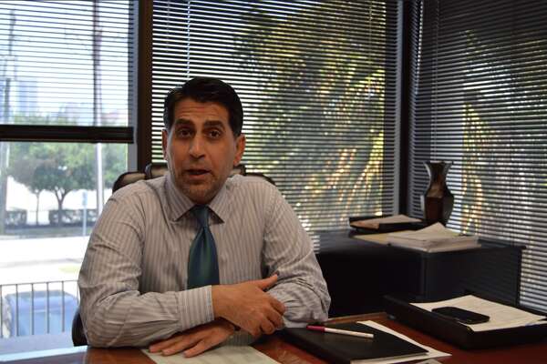 Ali Al Sudani, an Iraqi refugee, supervises the Interfaith Ministries of Greater Houston's refugee services department.