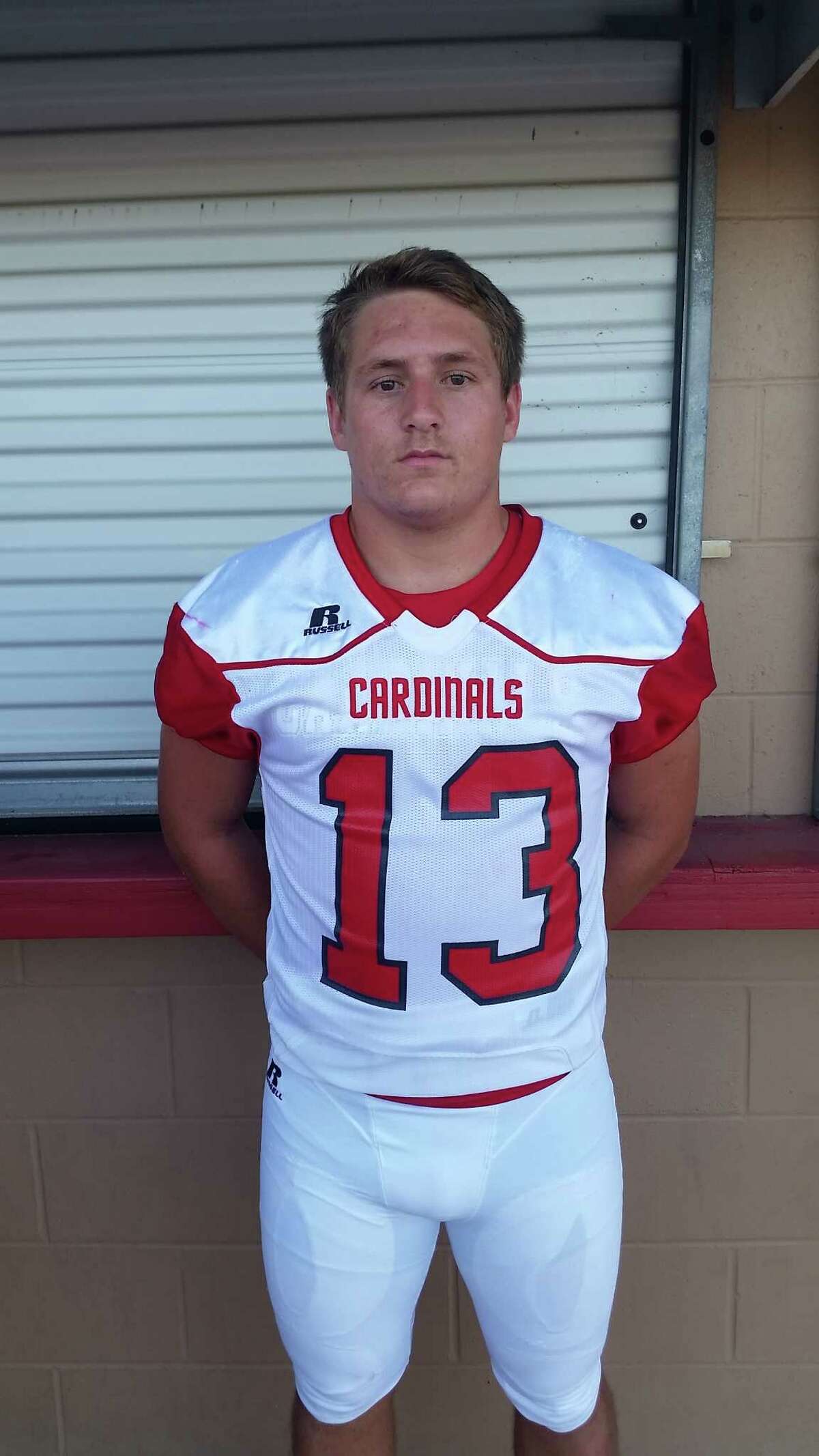 Derick Dearing, Bridge City  Position: RB/LB  Height: 5-9  Weight: 185 pounds  Grade: Senior  A player coach Dwayne DuBois says has "great football sense and great football skills" and was the Cardinals' leading tackler.