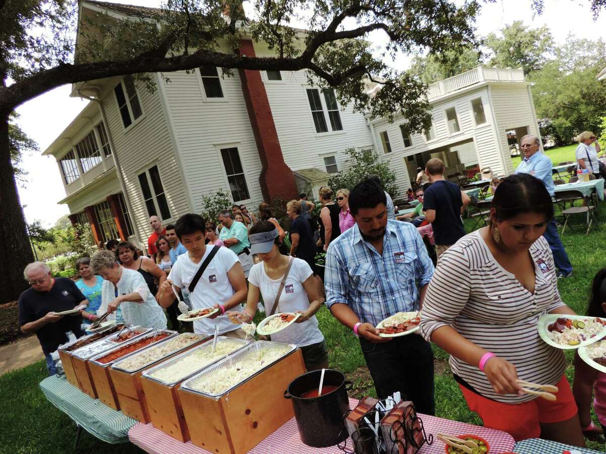 Visit the George Ranch Historical Park on Saturday, Sept. 5 or Monday, Sept. 7 to celebrate the three-day Labor Day weekend with an old-fashioned barbecue, home-made ice cream and games from the 1930s. Last yearÃ©­s Labor Day celebration in the yard of the 1930's George home.