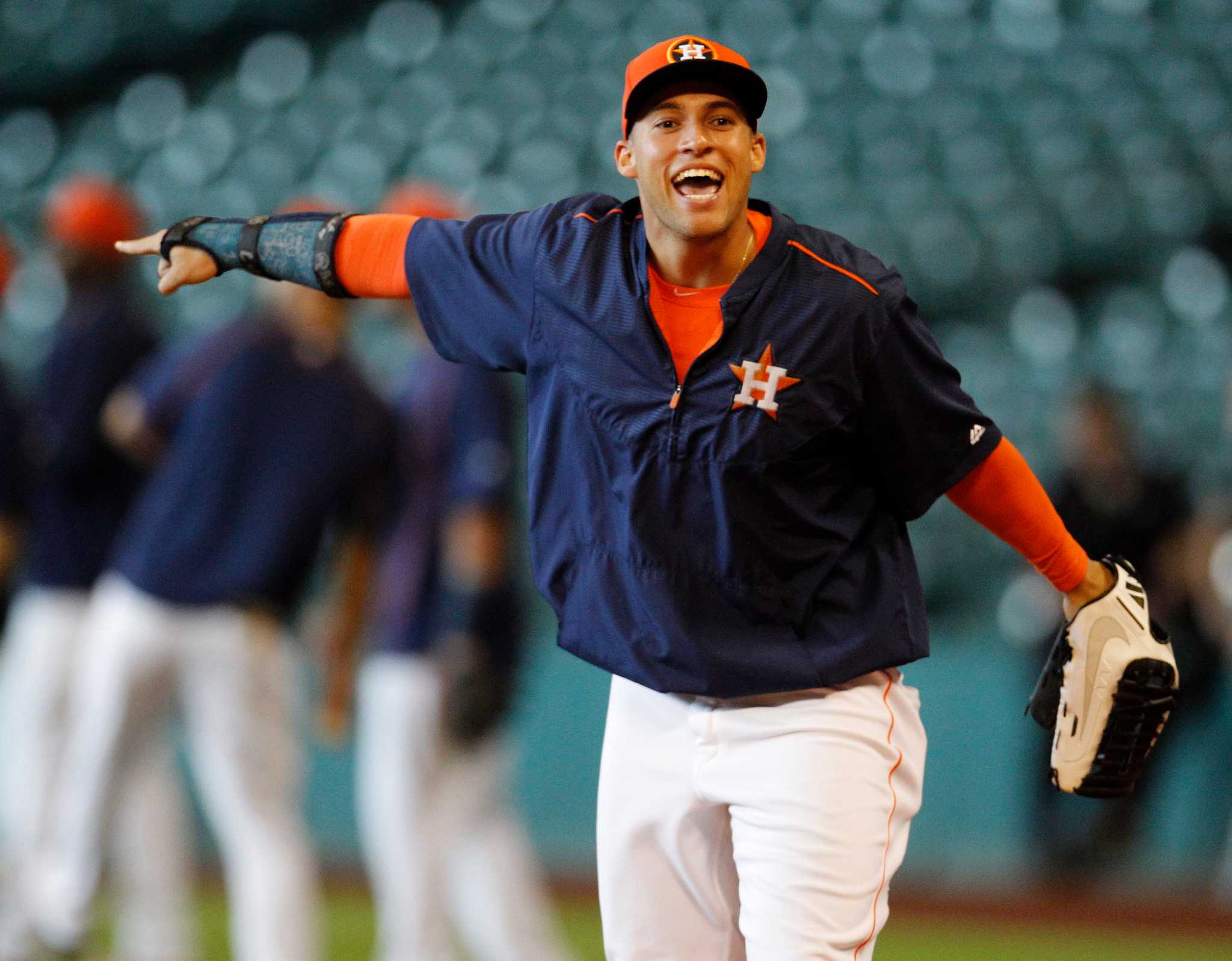 George Springer MLB, Houston Astros, outfielder, baseball, George