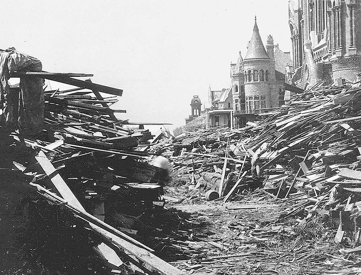 The Promise is set in Galveston Island, just before and after the Storm of 1900. (Scroll through the gallery for archival photos of Galveston after the storm.)