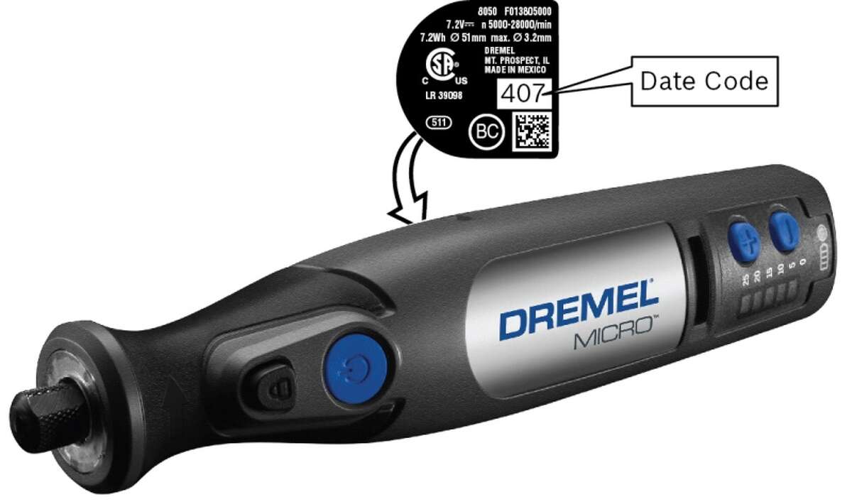 The Dremel MICRO Model 8050 Rotary Tool is being recalled.