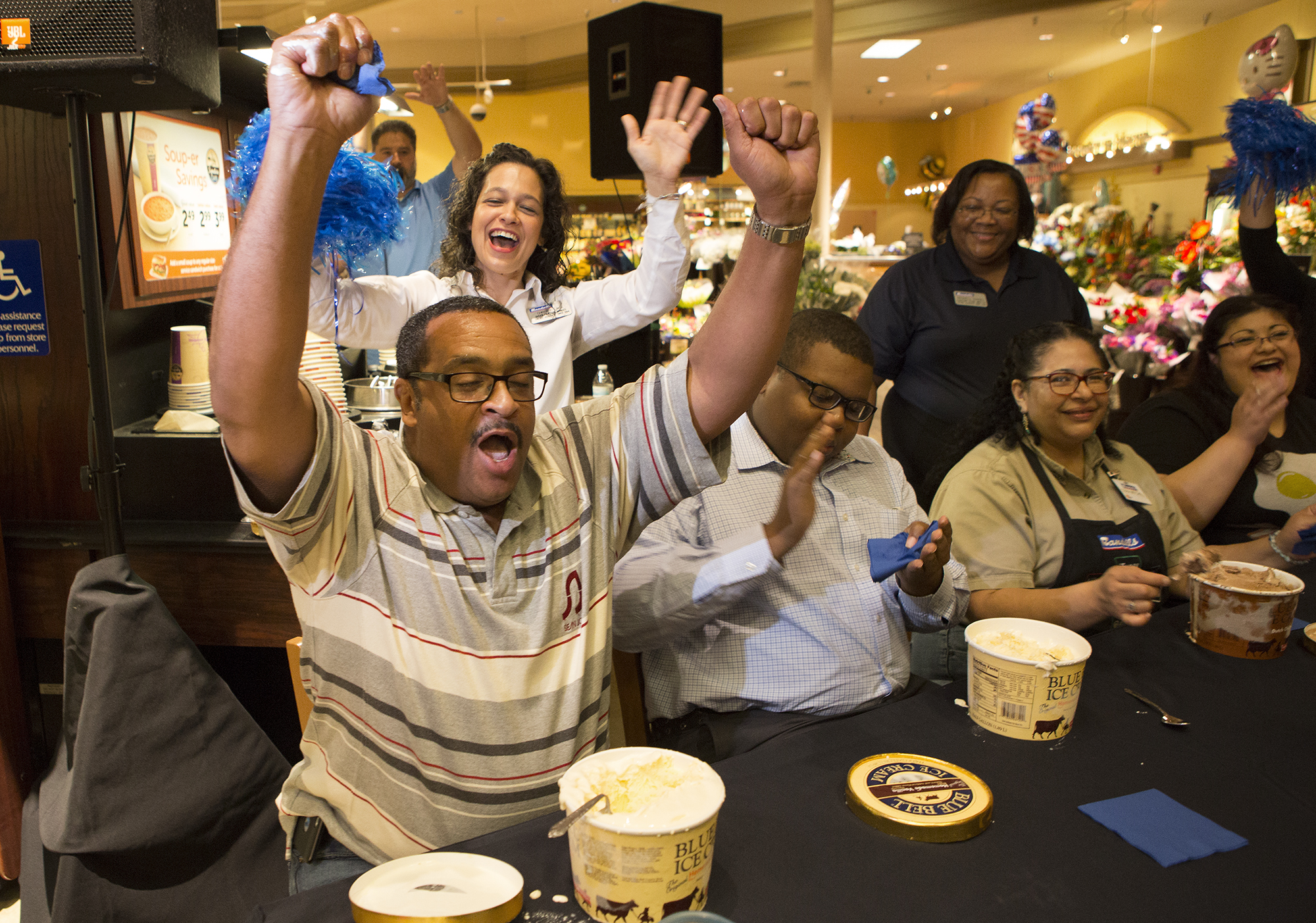 Blue Bell for breakfast? For today, yes