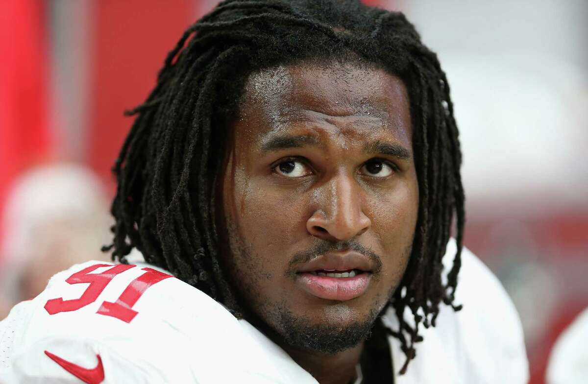 FILE - AUGUST 26, 2015: According to reports, former NFL 49ers player Ray McDonald has been indicted on sexual assault charges. GLENDALE, AZ - SEPTEMBER 21: Defensive end Ray McDonald #91 of the San Francisco 49ers on the bench during the NFL game against the Arizona Cardinals at the University of Phoenix Stadium on September 21, 2014 in Glendale, Arizona. (Photo by Christian Petersen/Getty Images)