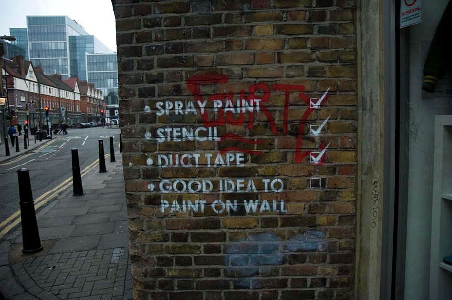 18 amusing examples of London's subversive graffiti