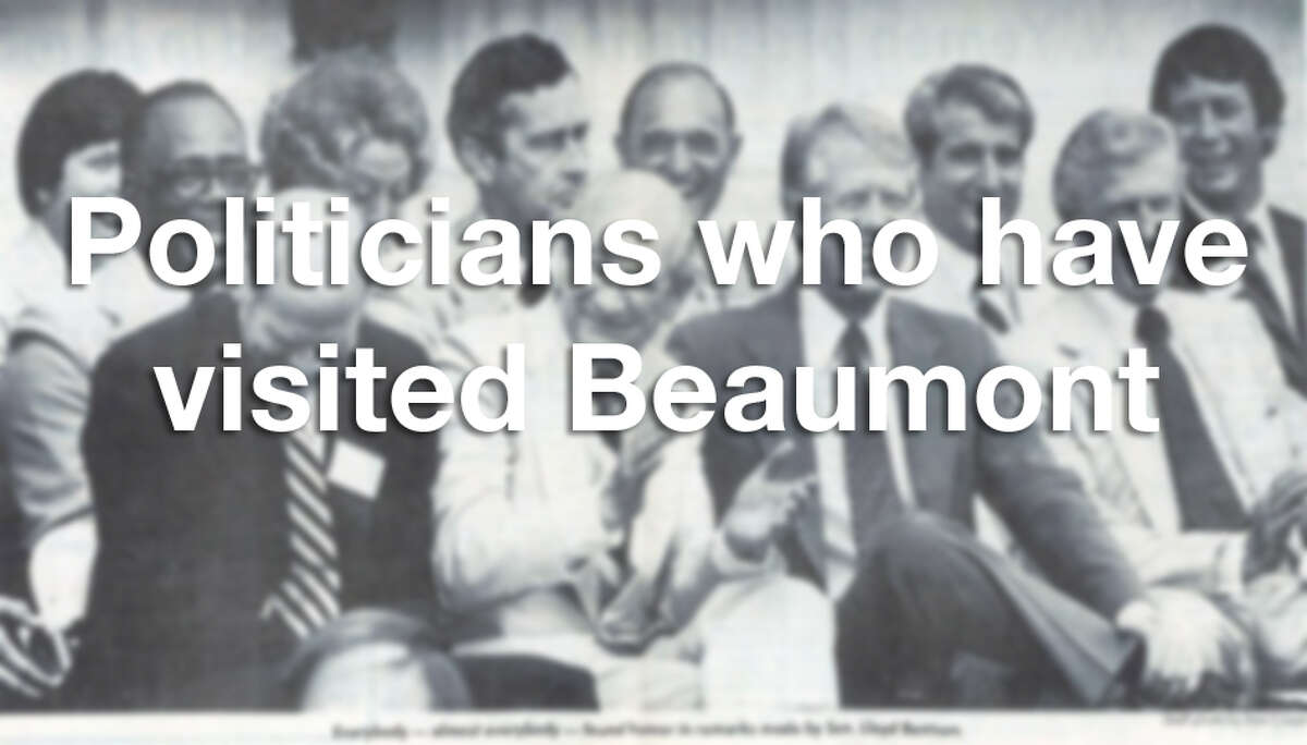 Scroll through the slideshow to see which famous politicians have stopped by Beaumont for a visit.