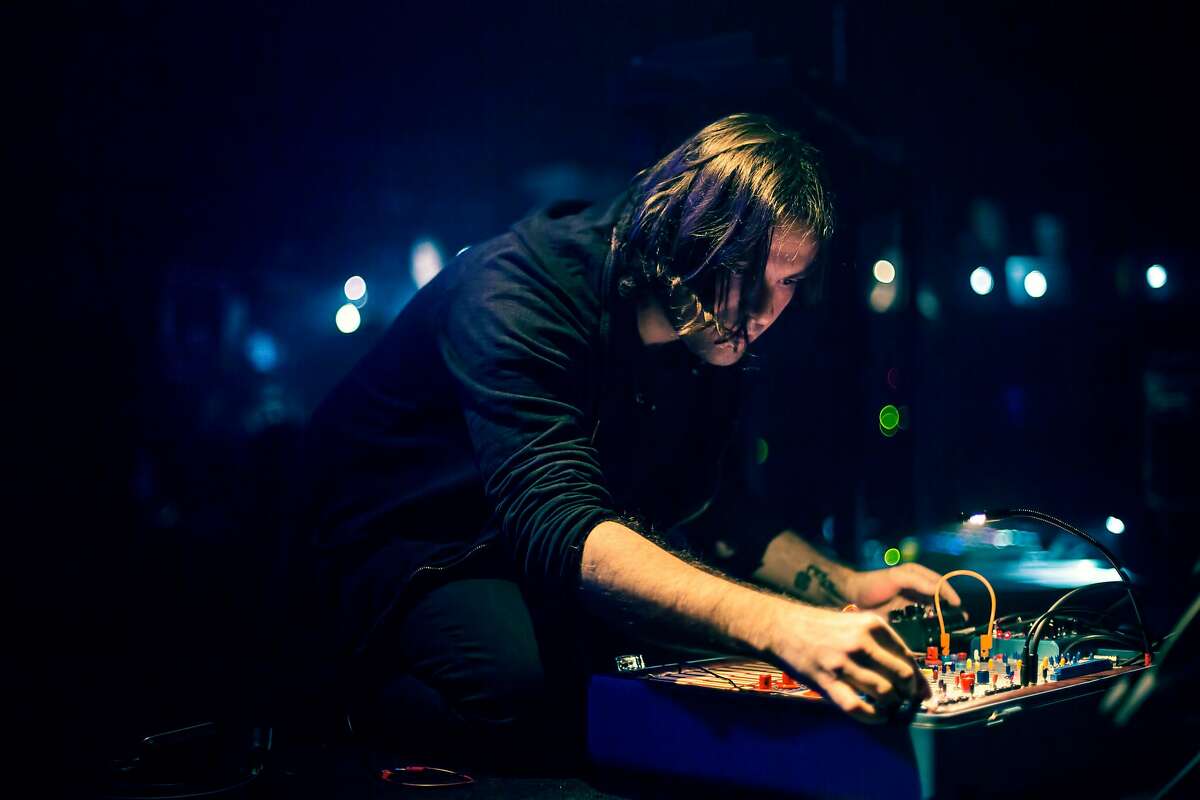 Alessandro Cortini performs at the San Francisco Electronic Music Festival.