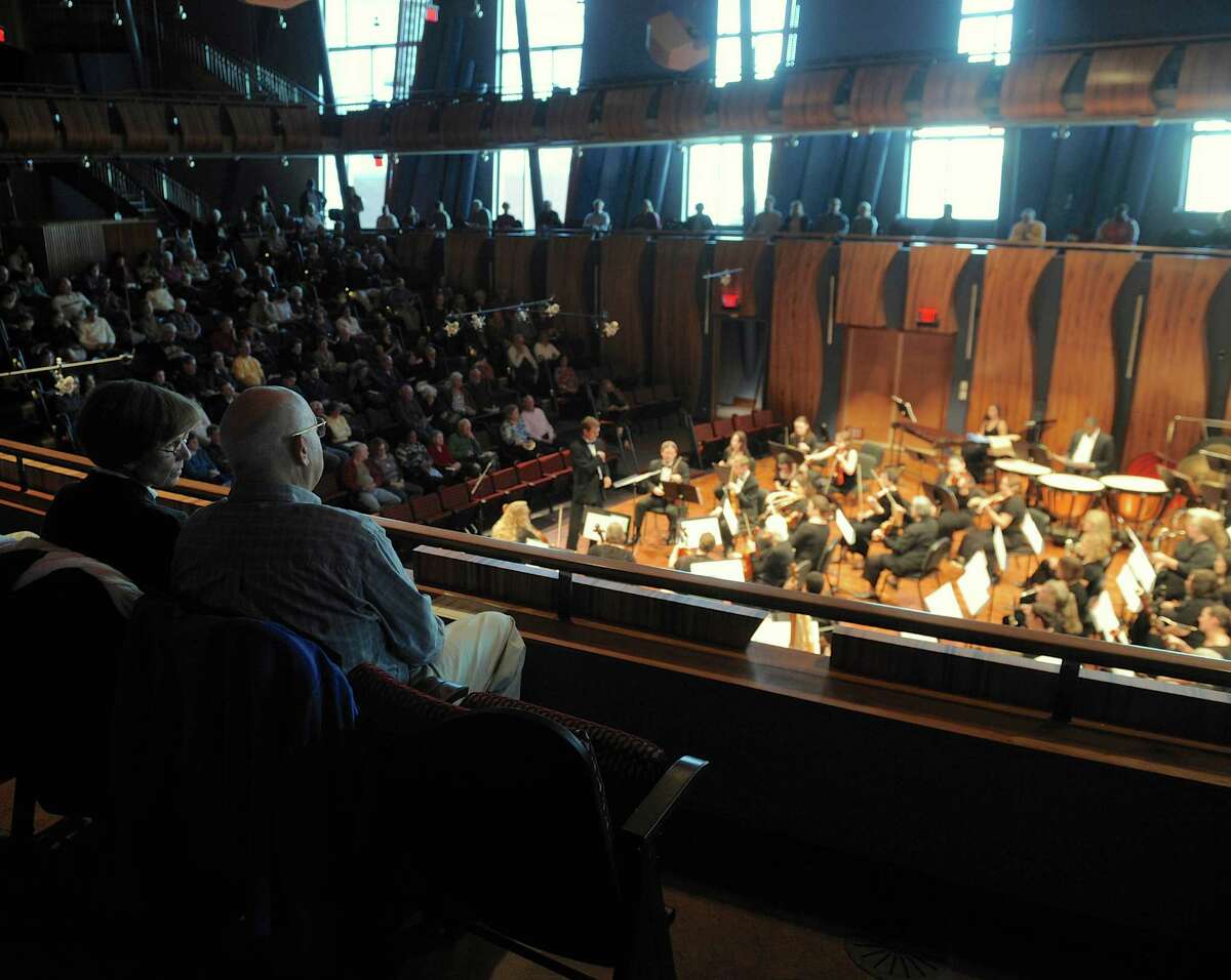 The Danbury Symphony Orchestra performed Shostakovich's "Symphony No. 7 Leningrad" in the Visual and Performing Arts Center Concert Hall, at Western Connecticut State University's westside campus on Nov. 2, 2014.