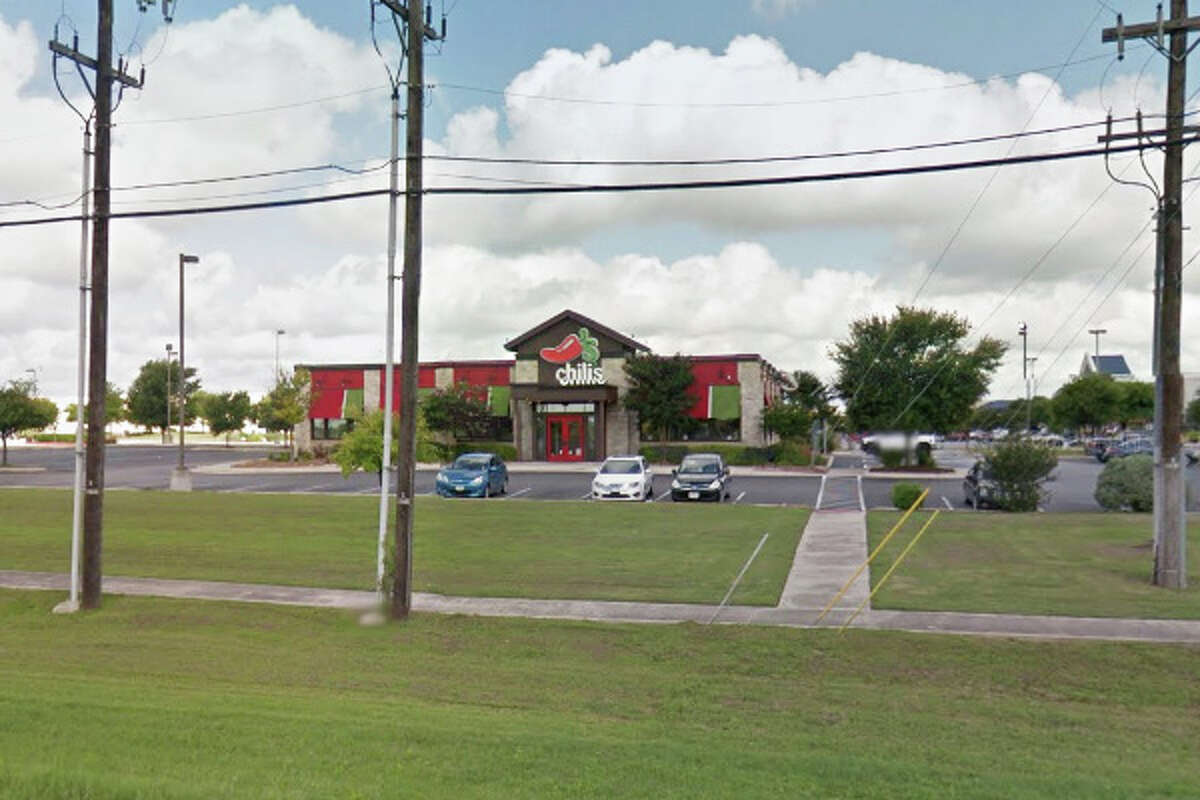 Chili's Grill and Bar: 131 S.W. Loop 410, San Antonio, Texas 78245Date: 04/04/2016 Demerits: 14Highlights: Large bucket stored inside hand washing sink, documentation not provided for employees handling ready-to-eat foods with bare hands, plumbing repairs needed, inspection report not posted in public view