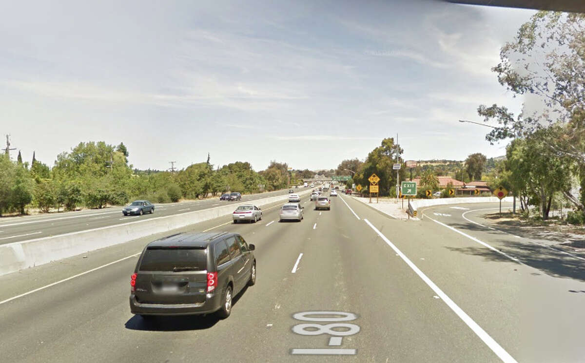 A man died after he stepped into the path of a car on eastbound I-80 west of Georgia Lane in Vallejo.