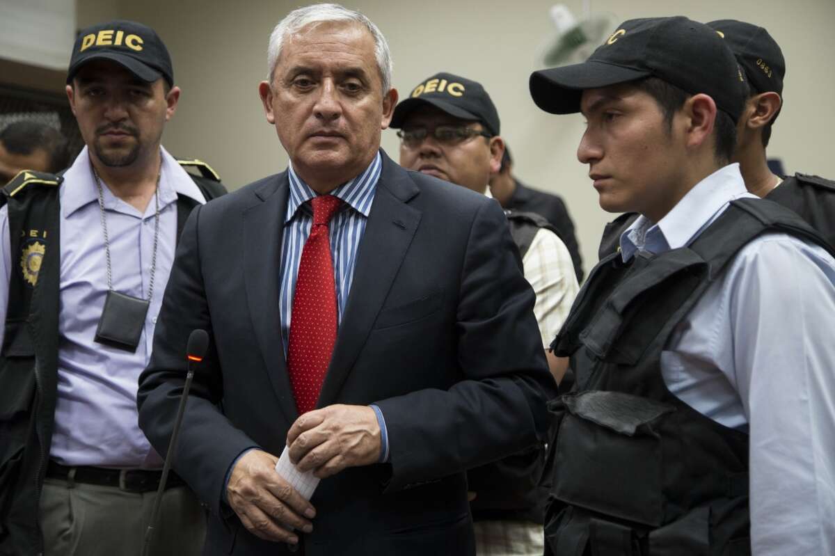 Otto Perez Molina Country/Term of office: Guatemala's President is being charged with leading a million-dollar customs fraud case Source: Transparency.org