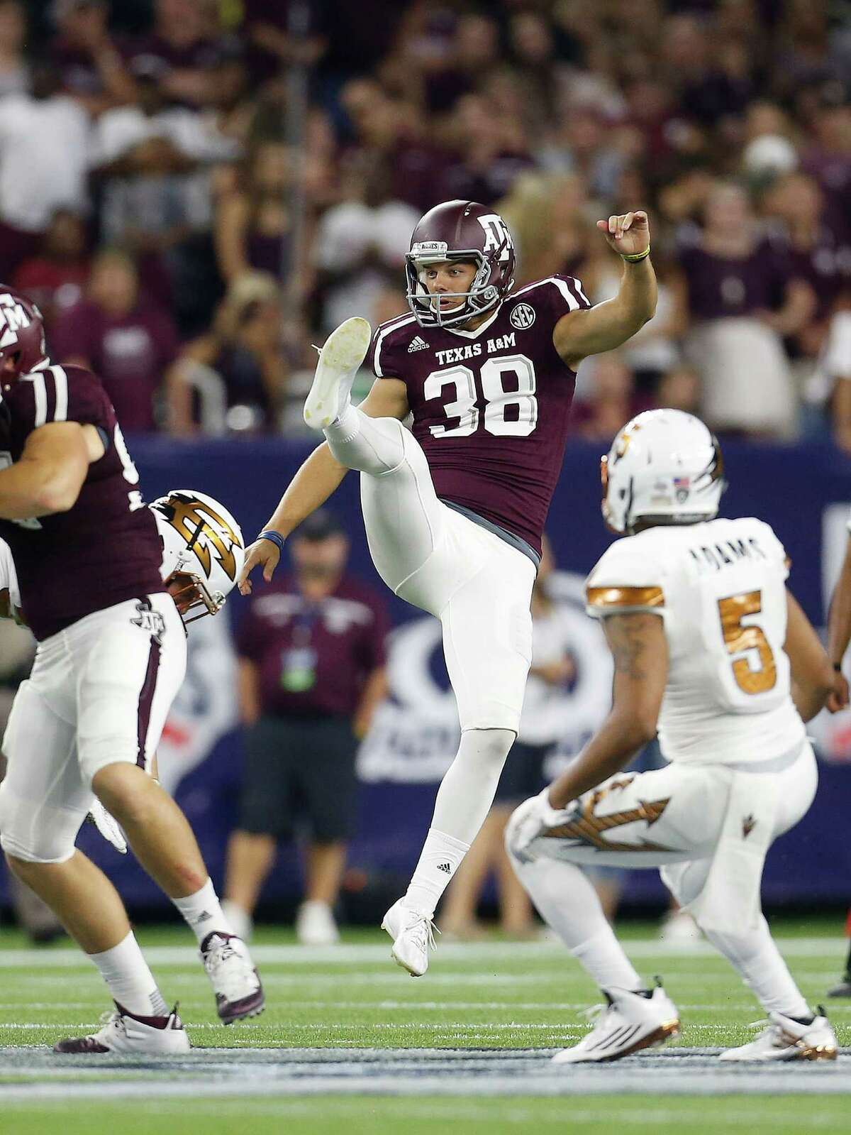 Aggies' Drew Kaser erases Shane Lechler from A&M record books