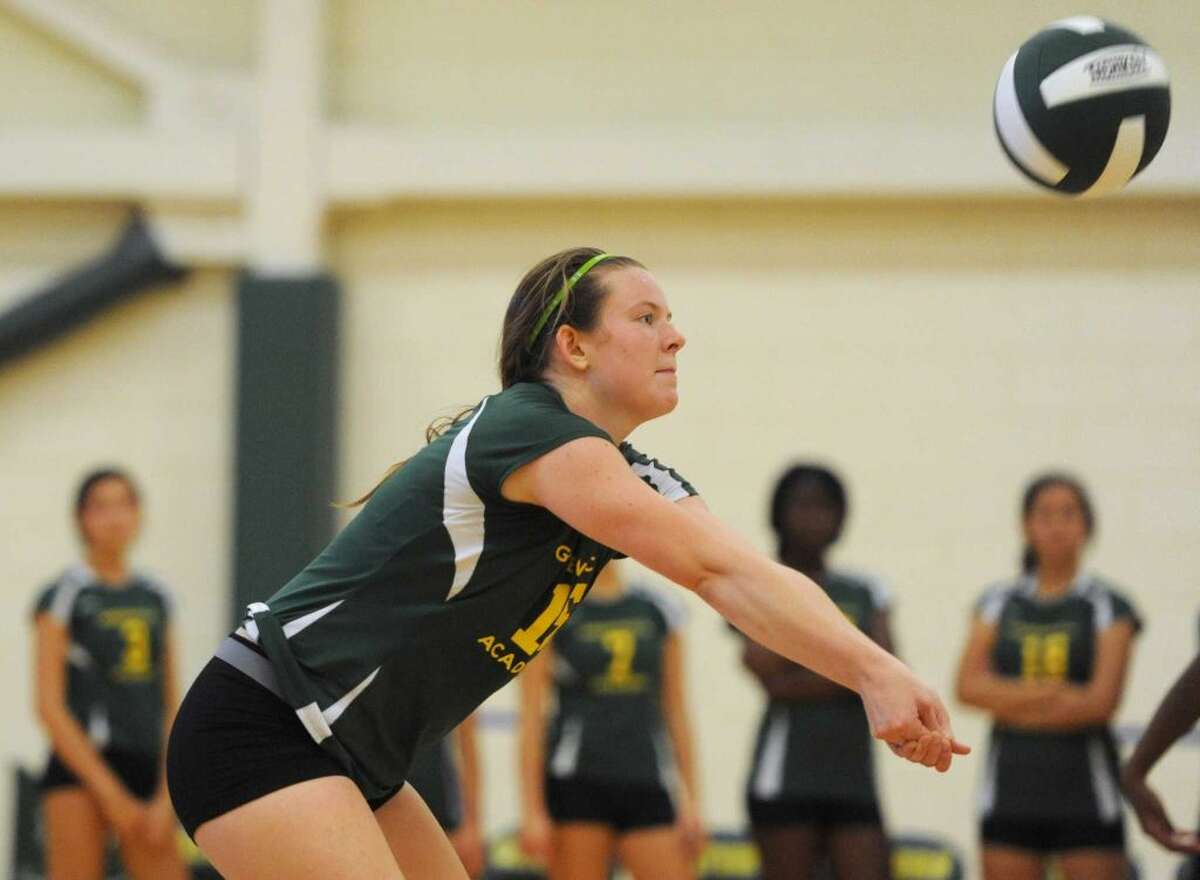 Phoebe Morris is a senior co-captain on the Greenwich Academy volleyball team.