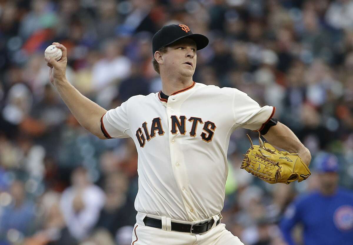 San Francisco Giants pitcher Matt Cain, right, joined by his wife