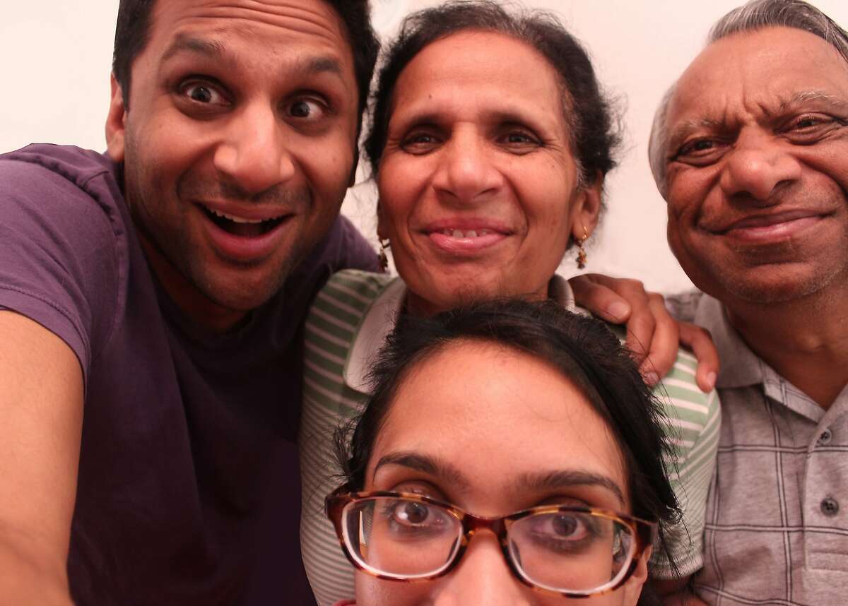 A FAMILY AFFAIR The whole Patel clan gets involved when Ravi (l) needs to find a wife in the comic documentary, "Meet the Patels." Ravi's sister, Geeta (bottom), directed. Opens Sept. 25. Photo: Courtesy of Alchemy