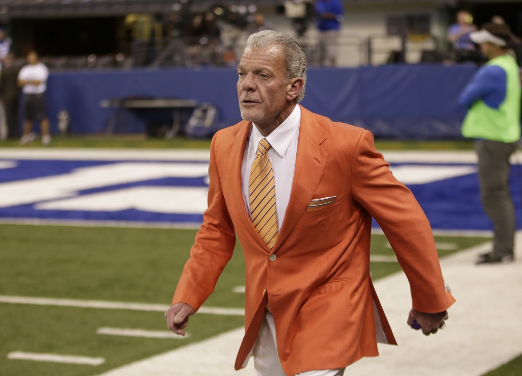 Colts owner Jim Irsay compares risks of playing football to using aspirin