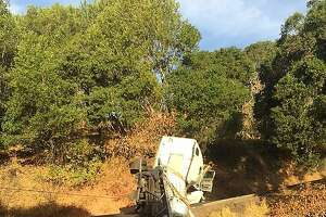 Clean-up continues after Nicasio truck crash, paint spill