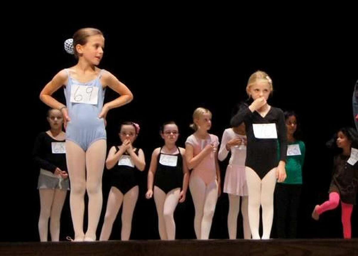 Children audition for the “Nutcracker” ballet in Danbury.