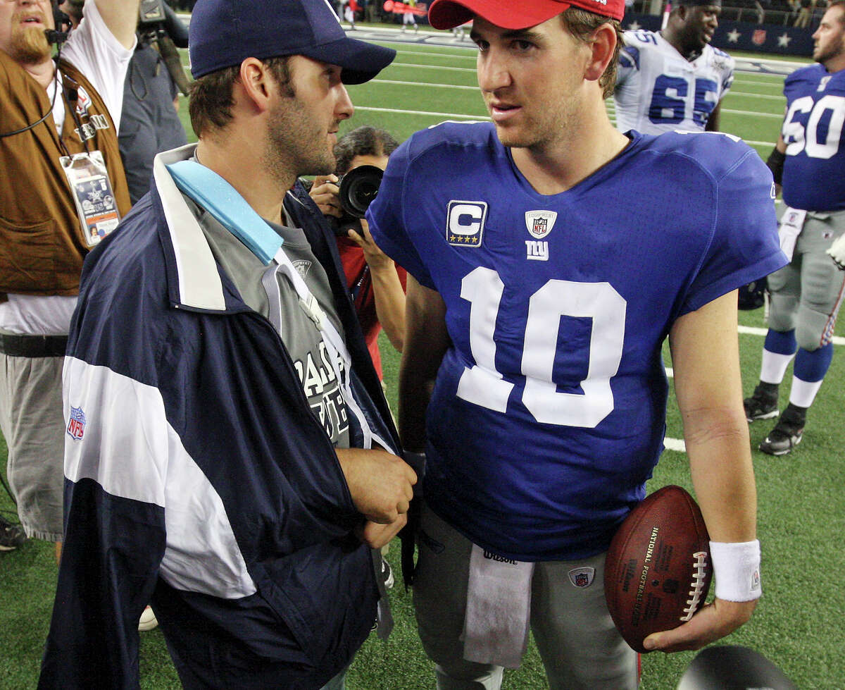 A look back at the top five memorable Tony Romo vs Eli Manning