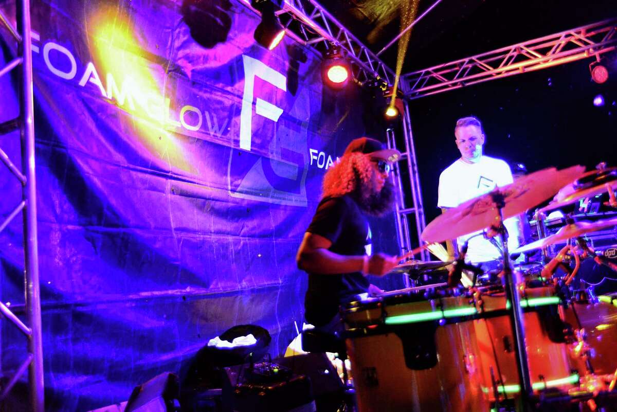 mySpy 5K 'foam glow run' got bright and slippery