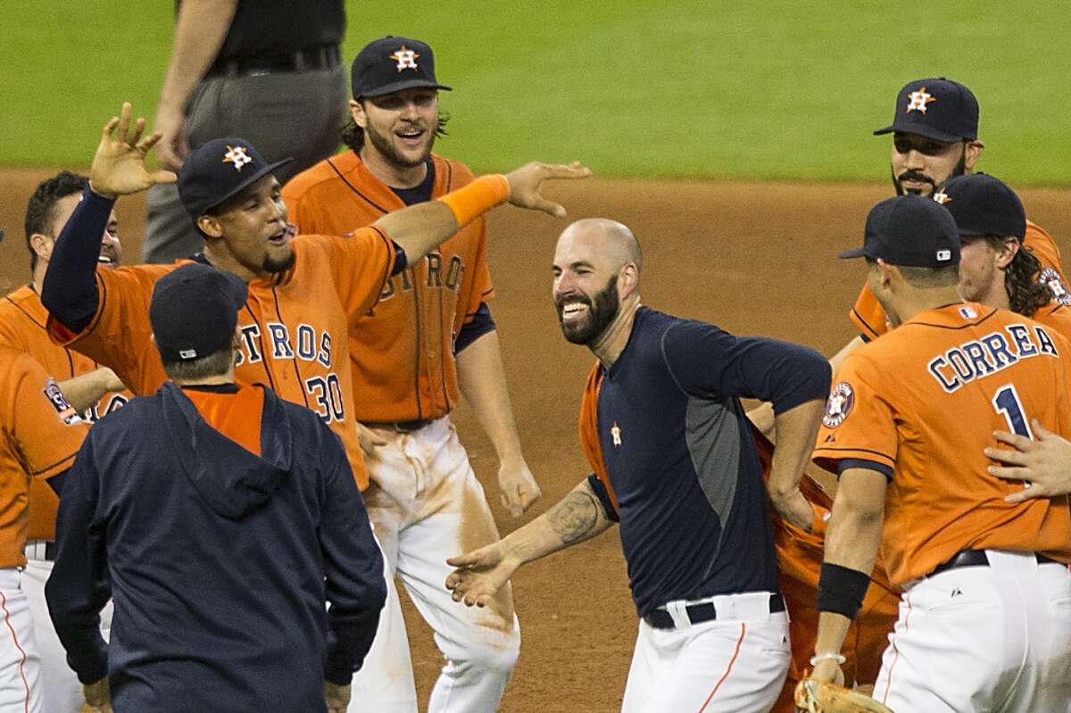 #3 - Aug. 21, 3-0 win over the Dodgers Righthander Mike Fiers threw the first no-hitter in Minute Maid Park history, striking out 10 and walking three with Hall of Famer Nolan Ryan, the all-time leader in no-hitters, in attendance.