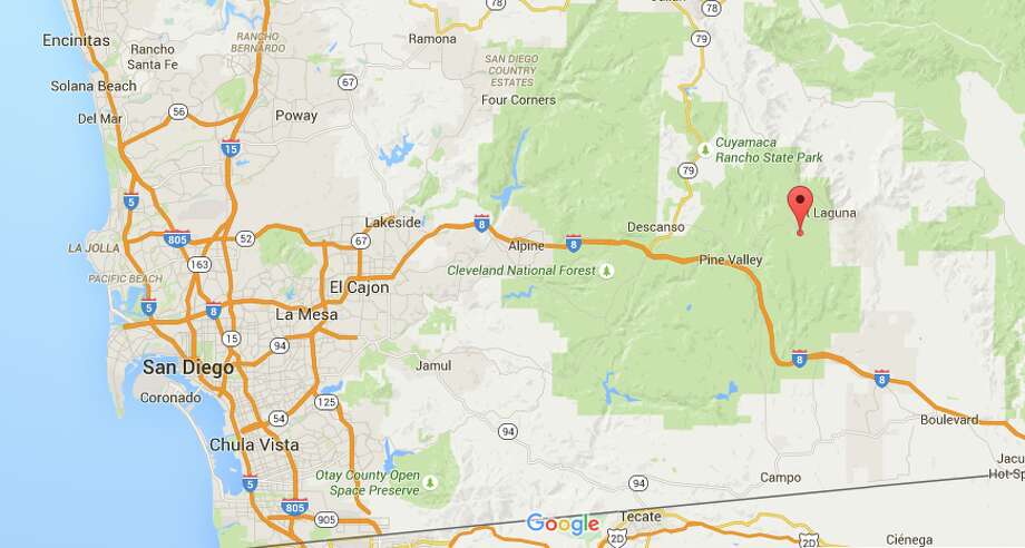 
The largest California wildfires 
12) Laguna Fire, San Diego, September 1970
Size: 175,425 acres, 274 square miles; comparable to the land area of the 607 islands and islets making up the Federated States of Micronesia 
MORE: https://www.sfgate.com/california-wildfires Photo: Google