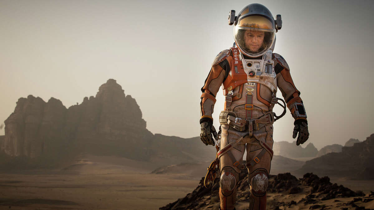 “The Martian”: An astronaut stranded on Mars struggles to survive. Ridley Scott’s gripping film of Andy Weir’s book is a celebration of science. Should contend for multiple nominations, including for star Matt Damon. (Oct. 2)