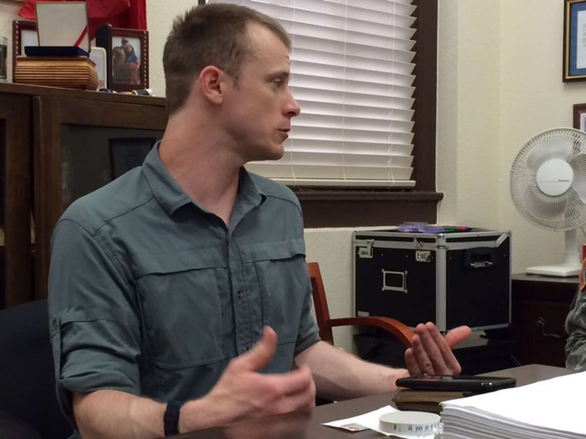 In this Aug. 2014 photo provided by his lawyer, Sgt. Bowe Bergdahl prepares to be interviewed by Army investigators. The probe into how and why Bergdahl disappeared from his base in Afghanistan led to charges of desertion and misbehavior before the enemy. Bergdahl was held captive for five years by the Taliban.