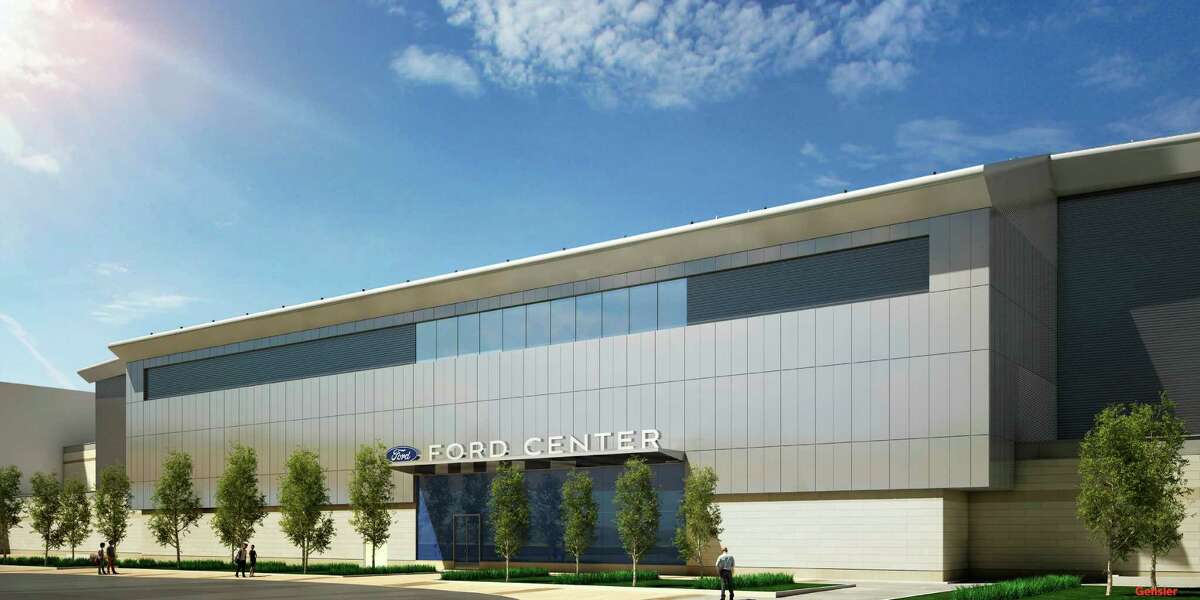 Rendering of the new facility that will be used by the Dallas Cowboys and the city of Frisco.