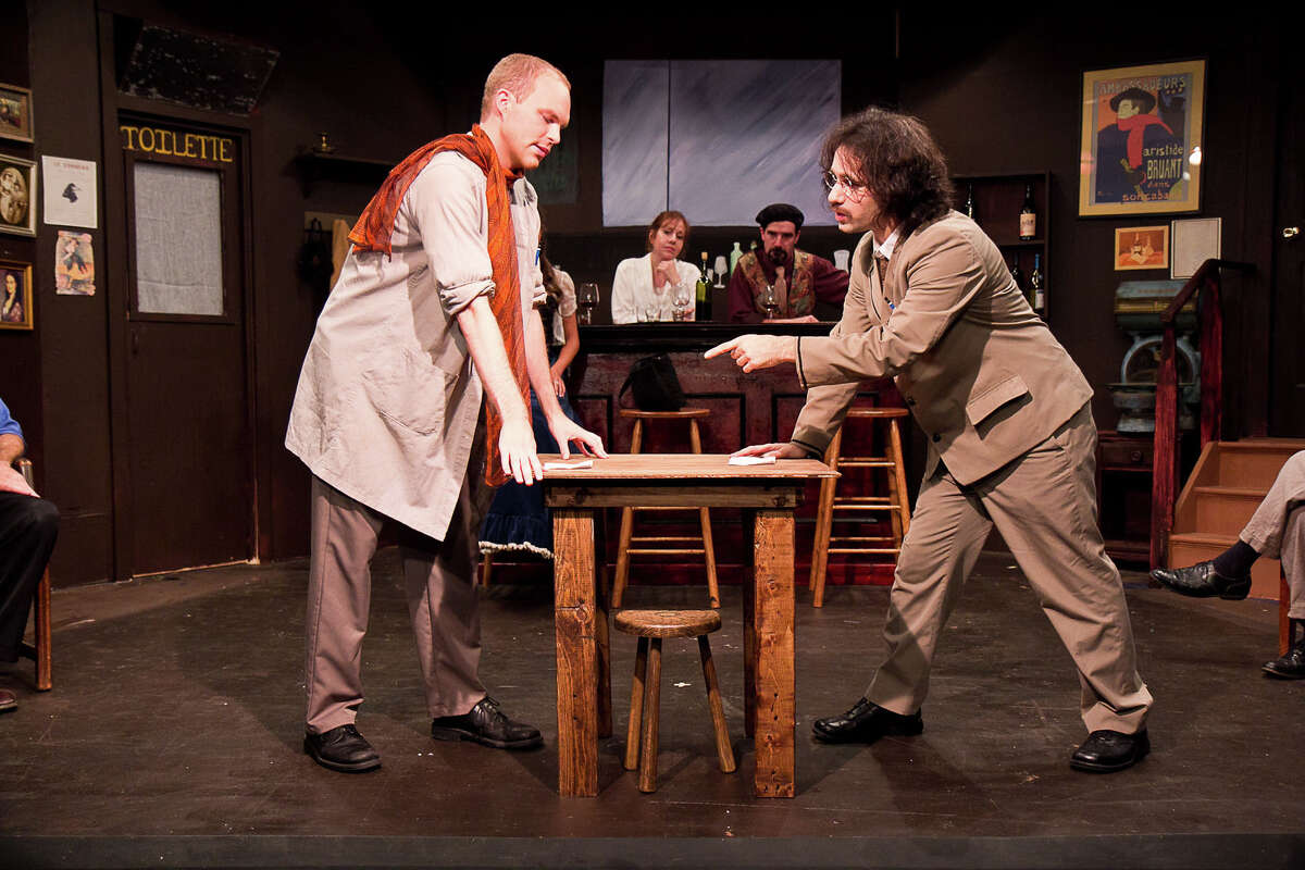 Town Players presented “Picasso at the Lapin Agile” in 2011. The play was written by Steve Martin and features the characters of Albert Einstein and Pablo Picasso, who meet at a bar called the Lapin Agile in Montmartre, Paris.