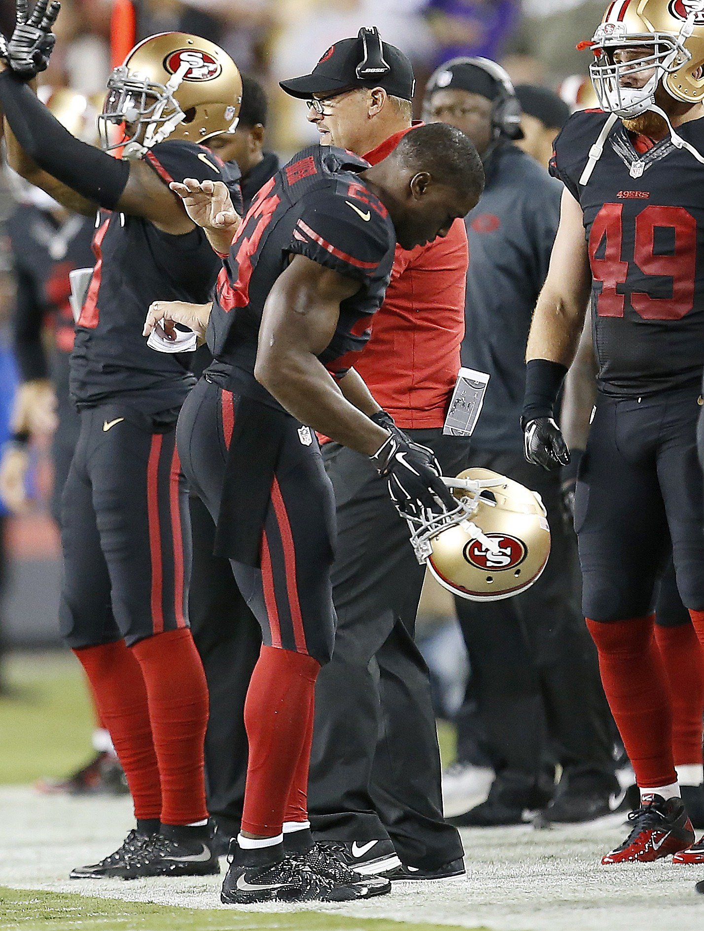 niners black uniforms