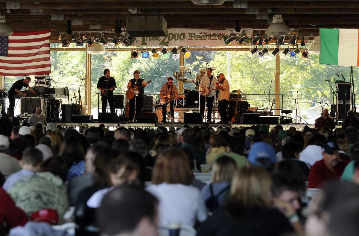 The band Hair of the Dog perform to a full house during the Irish 2000 Music and Arts Festival at the Saratoga County Fairgrounds in Ballston Spa on Saturday 9/18/2010. ( Michael P. Farrell / Times Union ) ORG XMIT: MER2015091508003387