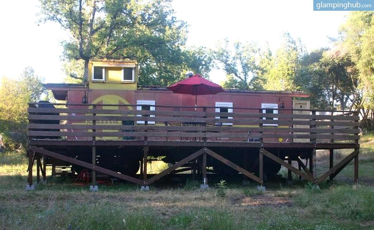 Who needs camping when you can go caboose 'glamping'?