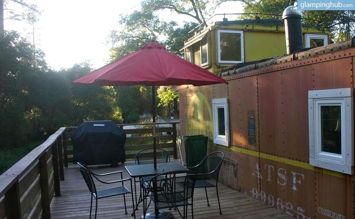 Who needs camping when you can go caboose 'glamping'?