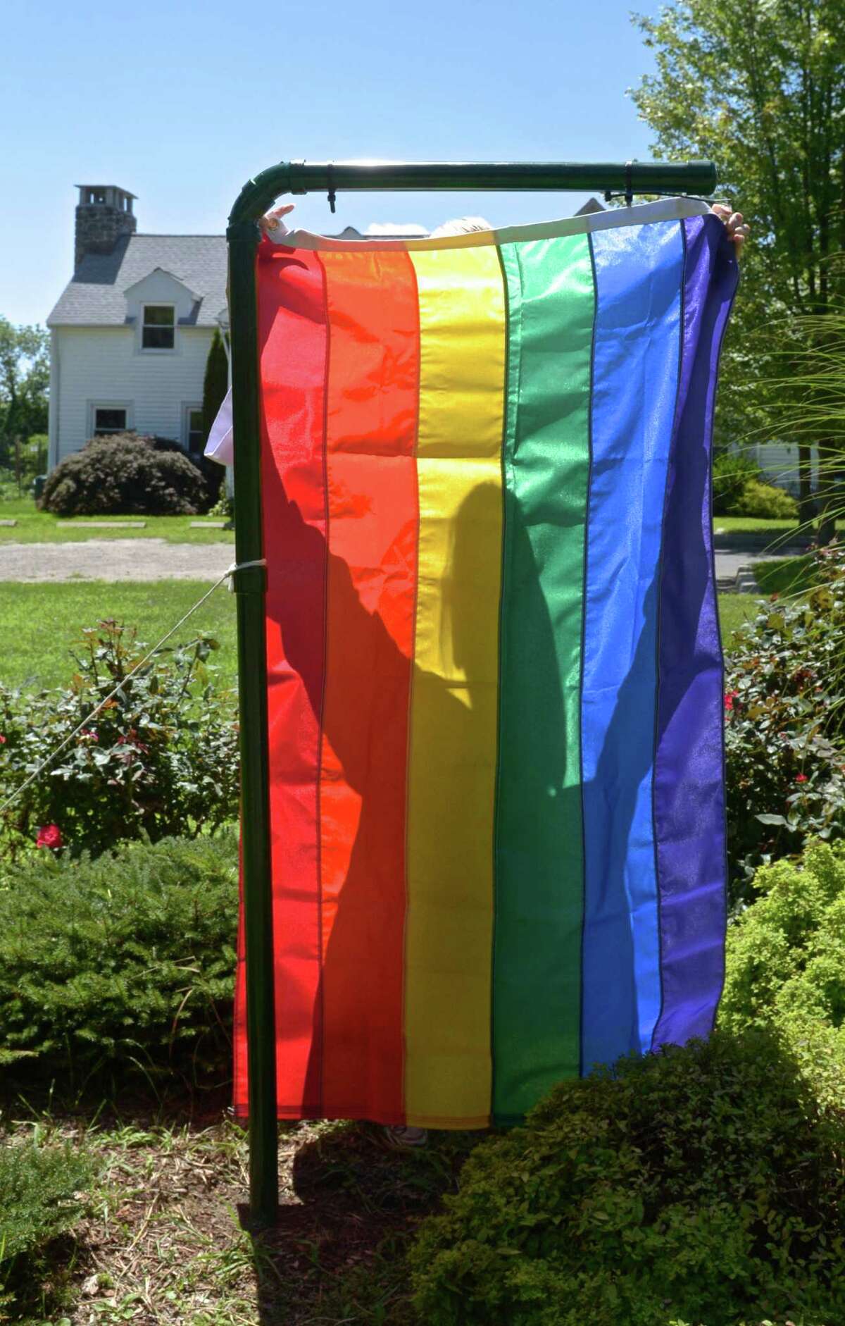 A second rainbow flag was burned this week at Unitarian Universalist Congregation of Danbury.